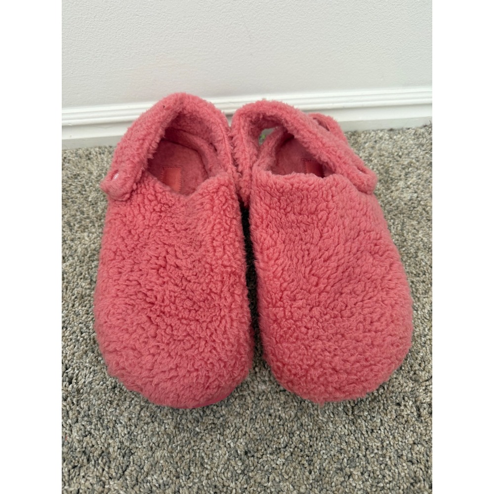 Crocs Classic Cozzzy Slippers – Hot Blush Pink – Women's 10 / Men's 8 - Picture 2 of 8